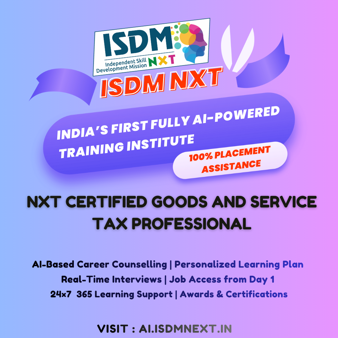 NxT Certified Goods and Service Tax Professional