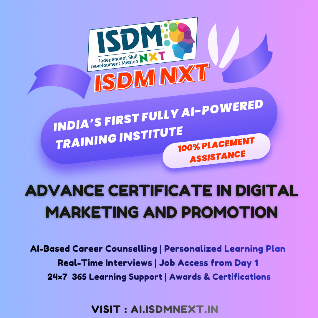 Advance Certificate in Digital Marketing and Promotion