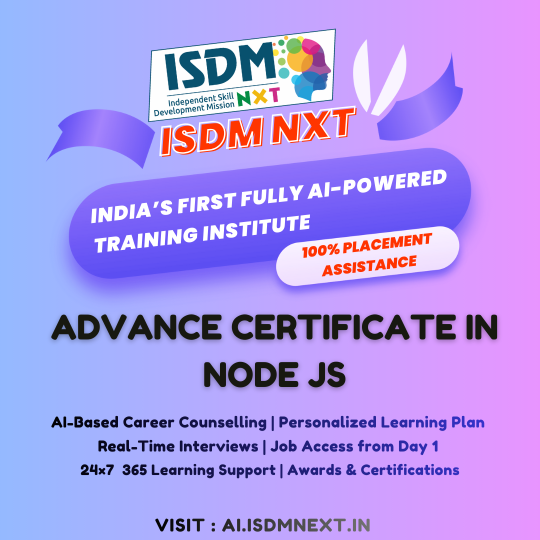 Advance Certificate in Node JS